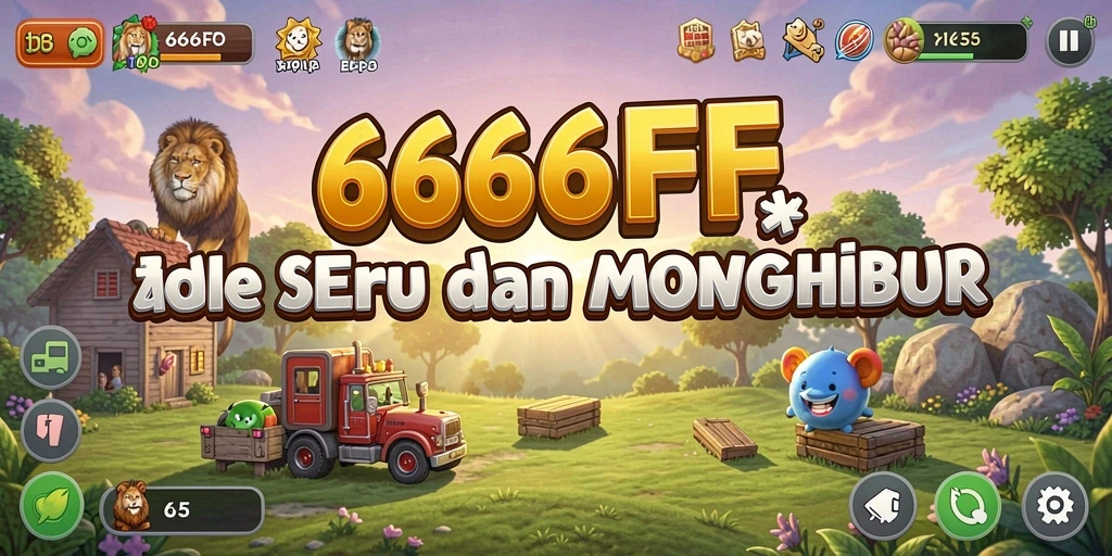 Screenshot permainan 666FF menampilkan aksi Idle yang menyenangkan.