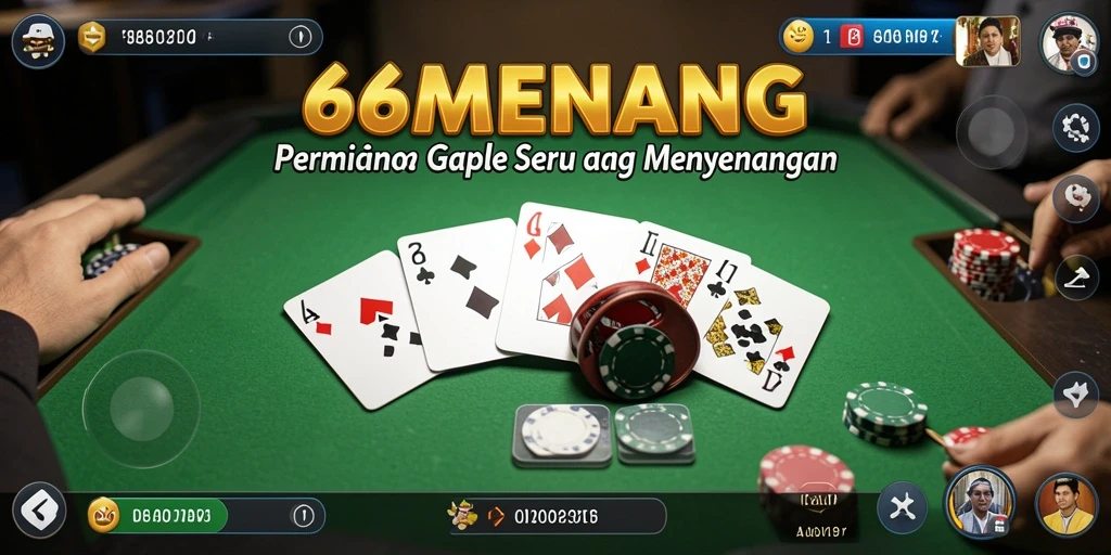 Tampilan gameplay 66MENANG yang menegangkan dan seru.