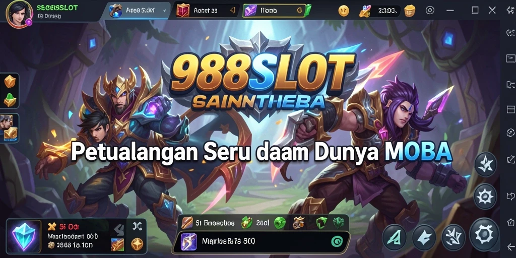 Gameplay MOBA yang mendebarkan dan penuh aksi.