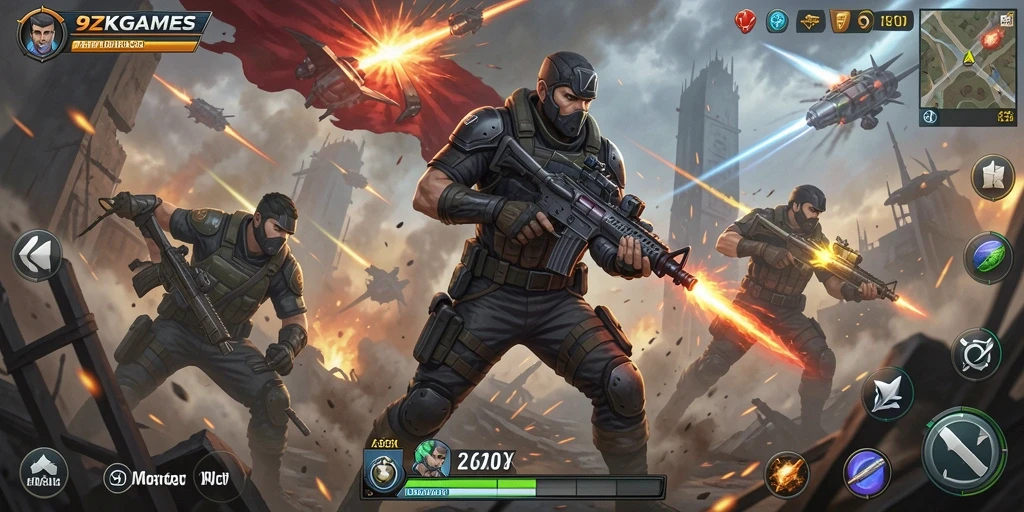 Tampilan gameplay seru dan mendebarkan di 9ZKGAMES.