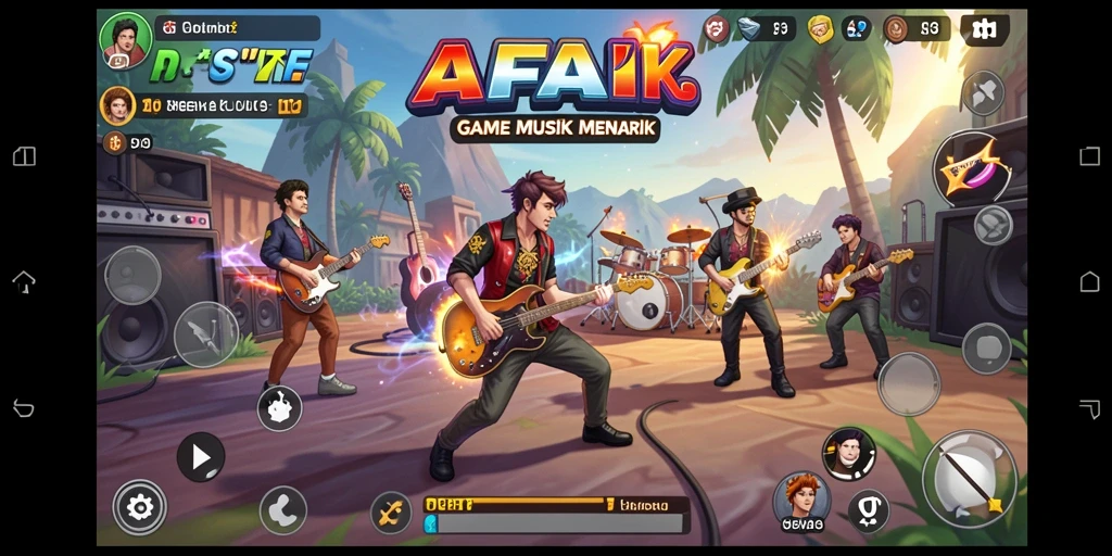 Screenshot AFAF menampilkan gameplay yang penuh warna dan interaktif.