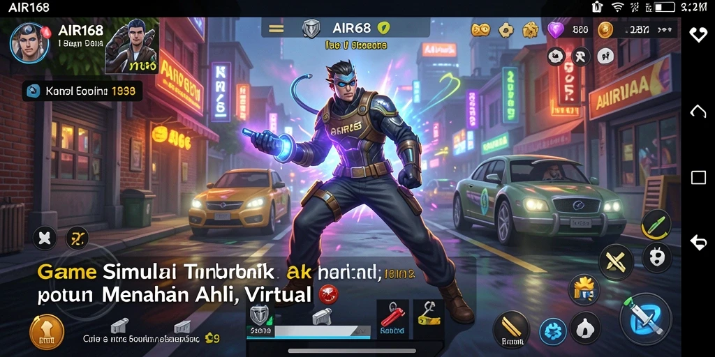 Tampilan screenshot gameplay AIR168 yang menampilkan pengalaman simulasi yang mendalam.