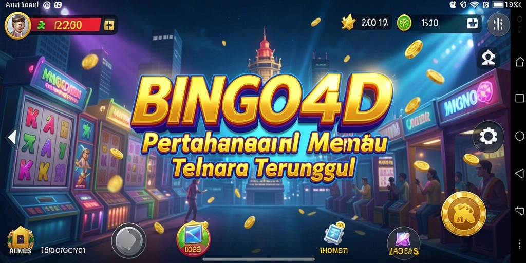 Tampilan gameplay menarik dari BINGO4D dalam Tower Defense.