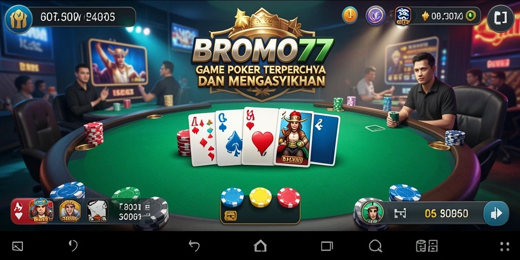 Tampilan gameplay BROMO77 dengan interaksi pemain yang seru.