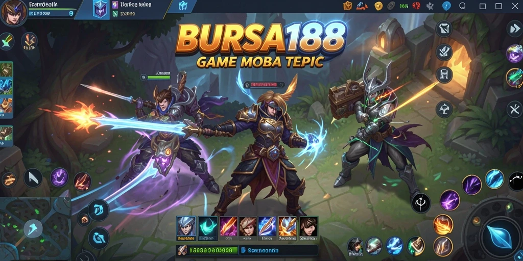 Gameplay seru dengan pertarungan tim epik di BURSA188.