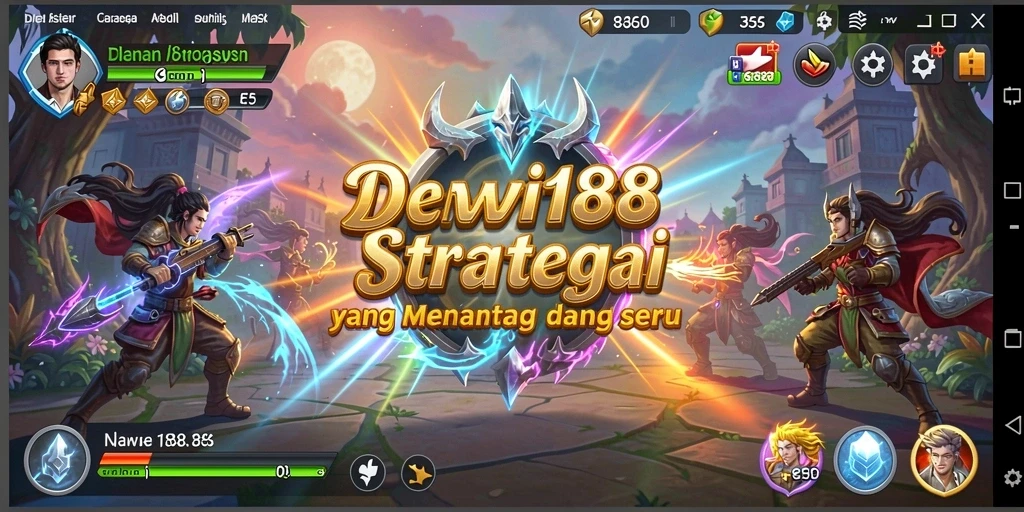 Tampilan gameplay DEWI188 dengan berbagai strategi yang menantang.