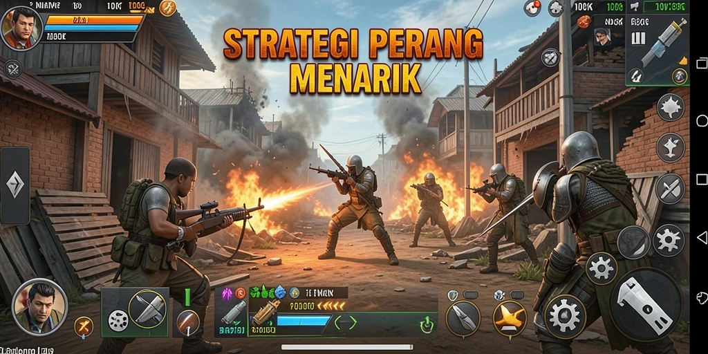 Tampilan gameplay DKK yang menarik dalam pertempuran strategi.