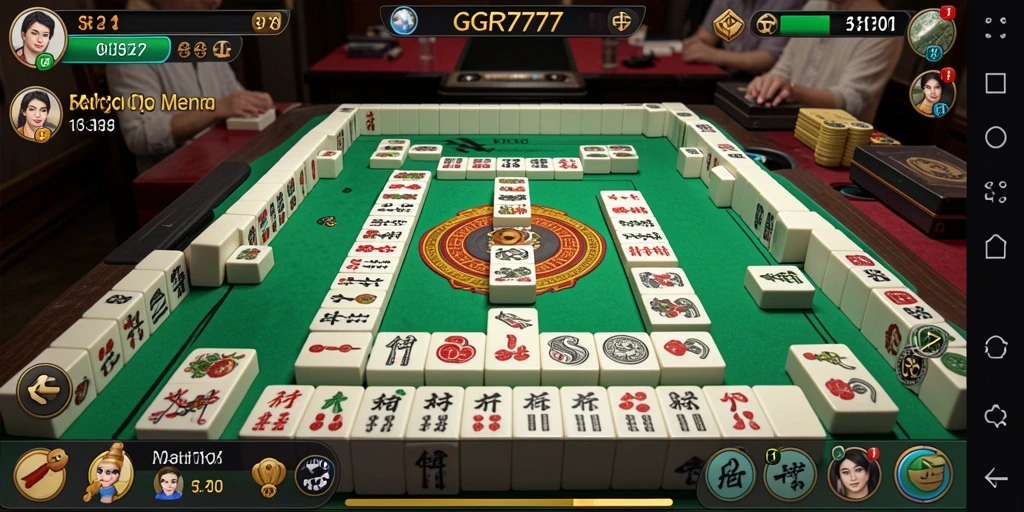 Tampilan gameplay Mahjong yang menarik di GGR7777.