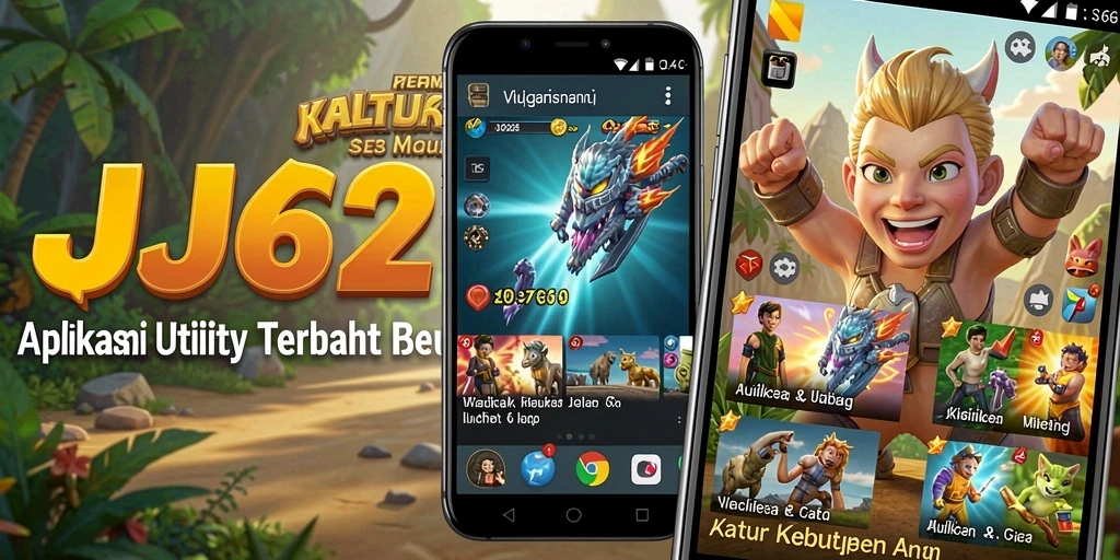 Tampilan utama aplikasi JJ62 dengan berbagai fitur Utility.