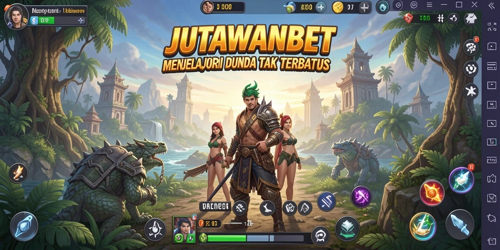 Tampilan gameplay seru dari JUTAWANBET di dunia Open World.