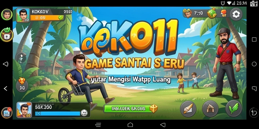 Screenshot gameplay KOKO11 yang menunjukkan tangkapan layar seru.
