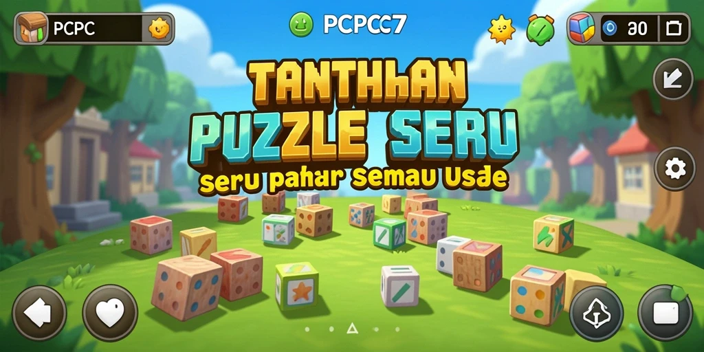 Tampilan gameplay Puzzle yang menarik dan menantang di PCPC7.