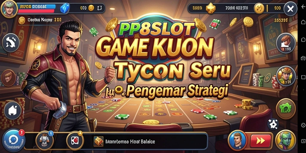 Tampilan gameplay PP8SLOT dengan strategi Tycoon yang menarik.