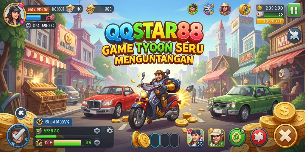 Tampilan gameplay menarik dari QQSTAR88 dalam genre Tycoon.