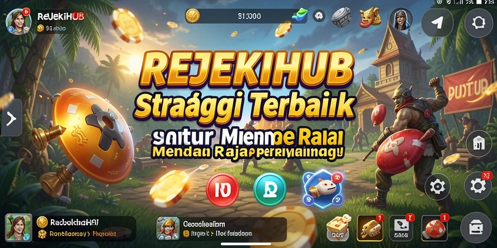 Tampilan screenshot gameplay strategis REJEKIHUB dengan pertempuran yang mendebarkan.