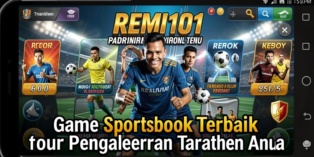 Tampilan gameplay menarik dari aplikasi Sportsbook REMI101.