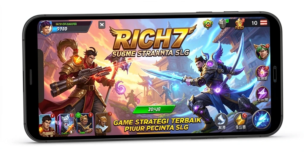 Gameplay menarik RICH7 dengan strategi kompleks.