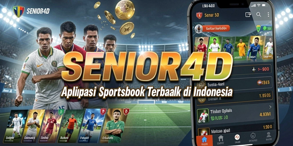 Screenshot gameplay SENIOR4D menampilkan taruhan olahraga yang seru.