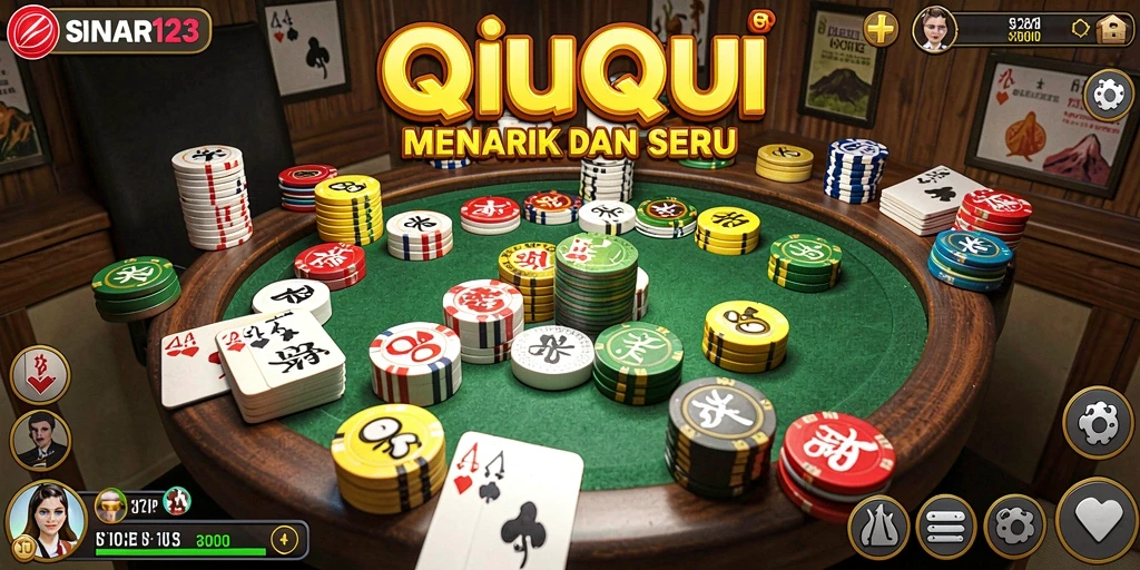 Screenshot gameplay QiuQiu yang menampilkan keseruan permainan.