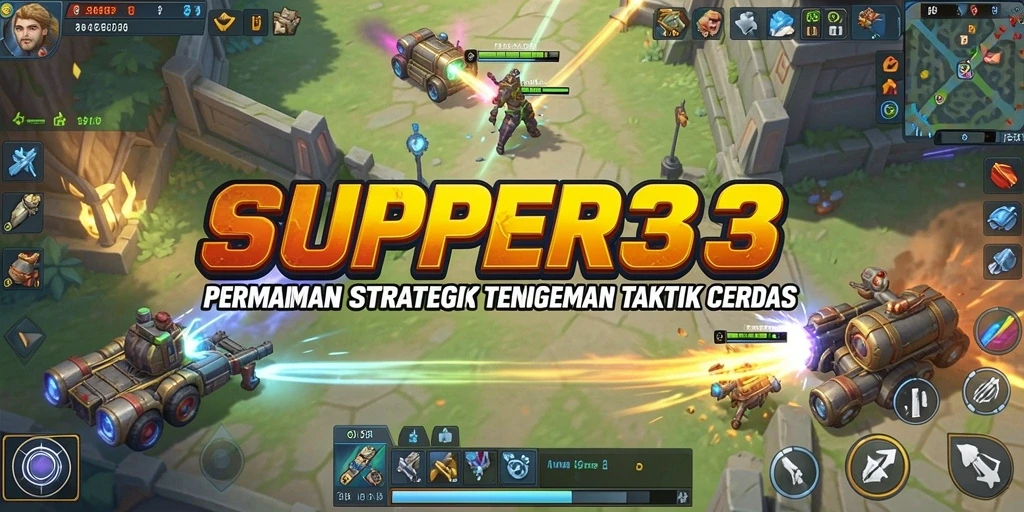 Tangkapan layar SUPER33 menampilkan aksi strategi yang mendebarkan.