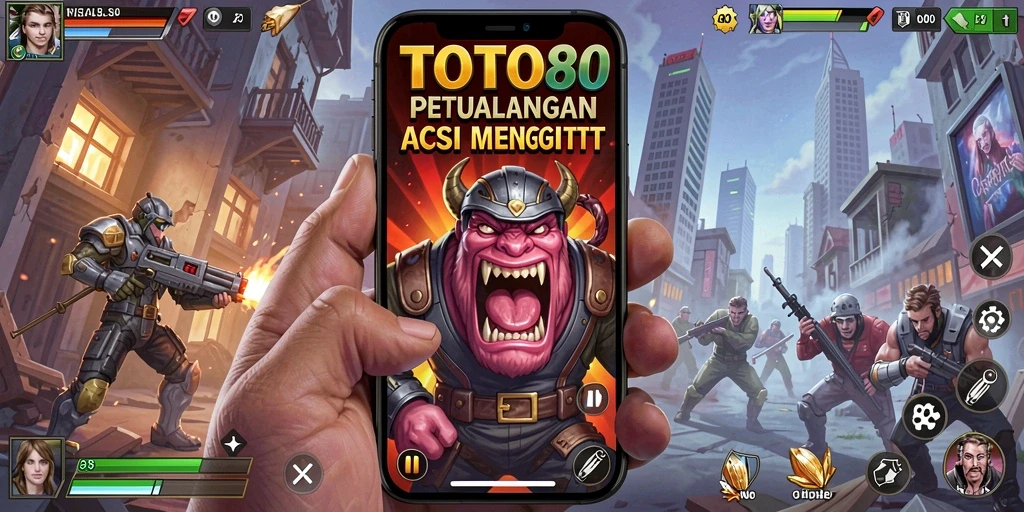 Screenshot gameplay TOTO80 dengan aksi menggugah adrenalin.