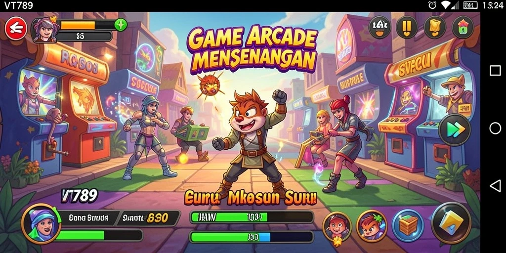 Tampilan gameplay VT789 yang penuh aksi dan seru.